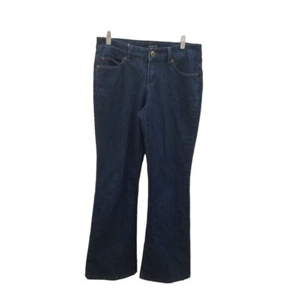 Relativity Womens Size 4P Blue Solid BootCut Jeans